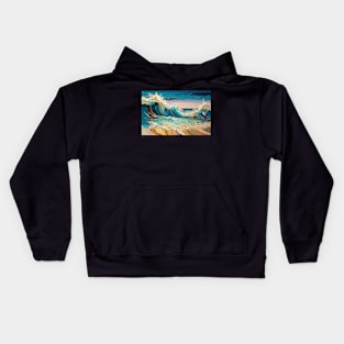 Impasto Beach Dreamscape Kids Hoodie